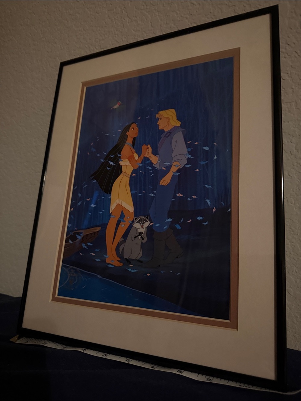 Pocahontas Framed 1995 Exclusive Commemorative Lithograph